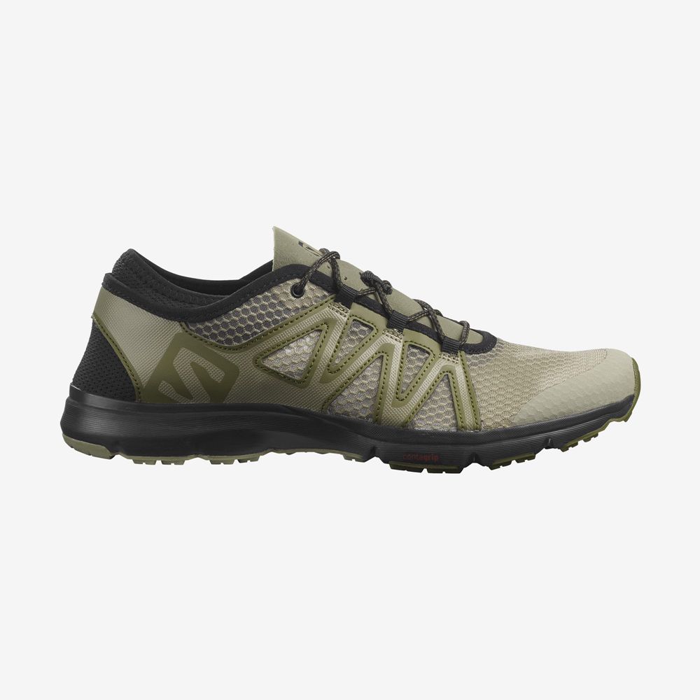 SALOMON CROSSAMPHIBIAN SWIFT 2 Philippines - Men's Hiking Shoes - Olive | 162059-VYE